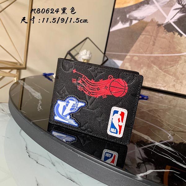 ルイヴィトン 財布 偽物★NBA ポルトフォイユ・ミュルティプル M80624