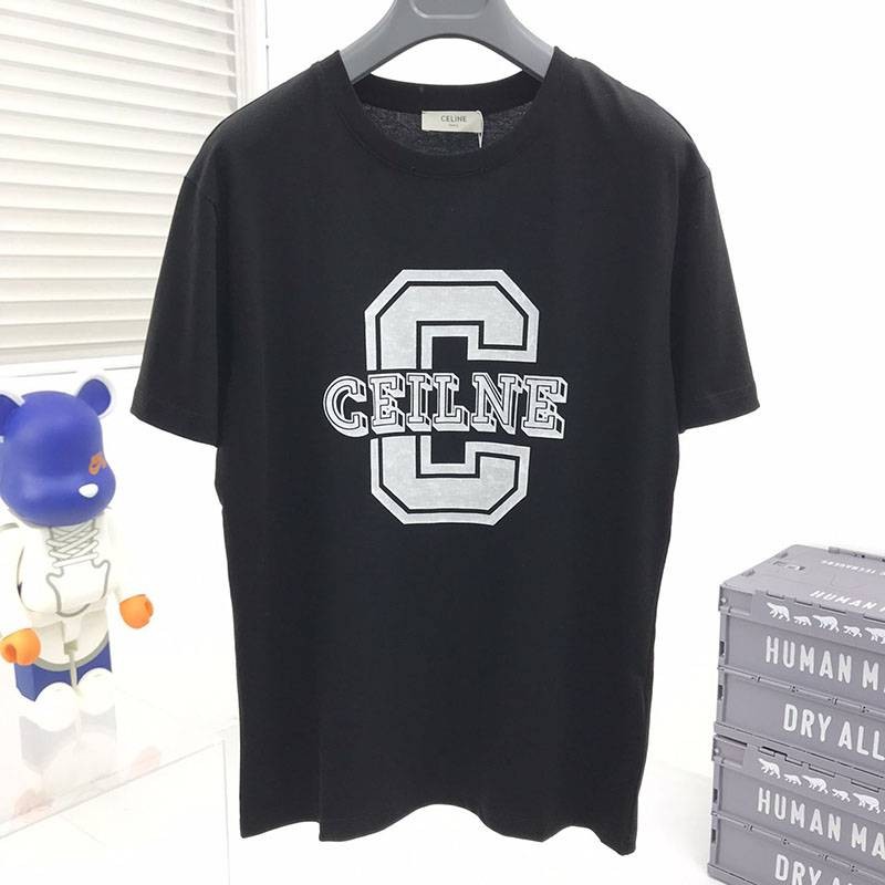 21-22AWセリーヌ ボクシーTシャツ 偽物 / コットン Cex87362