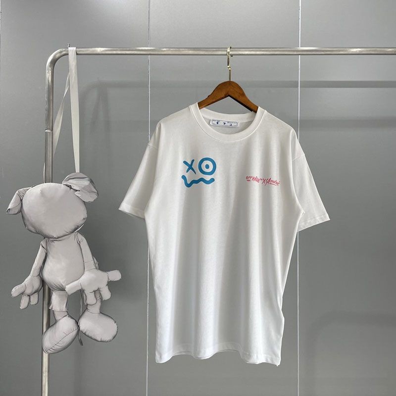 21AW新作オフホワイト グラフィティ アローロゴTシャツ コピー ofw33659