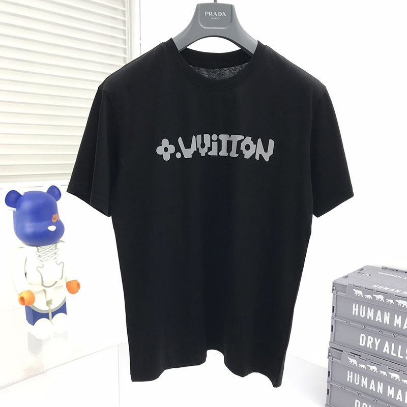 定番《人気》​ルイヴィトン スーパーコピー エンボスLV Tシャツ vuw57078