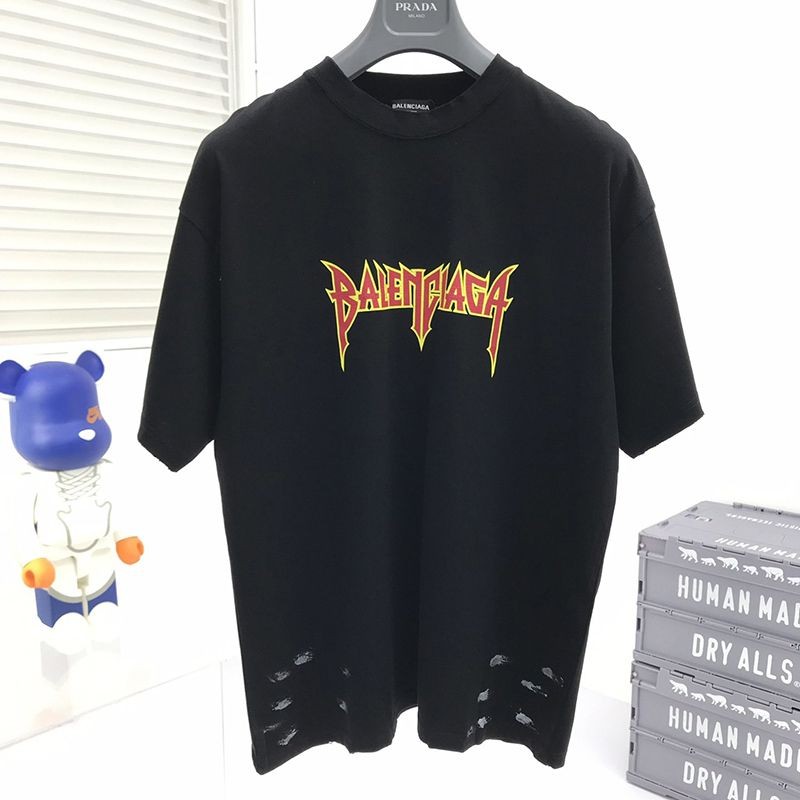 【日本未発売】バレンシアガ ビンテージジャージー 偽物 Tシャツ bar20971