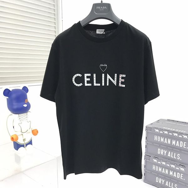 入手困難セリーヌ コットンメッシュオーバーサイズ Tシャツ コピー Cew71681