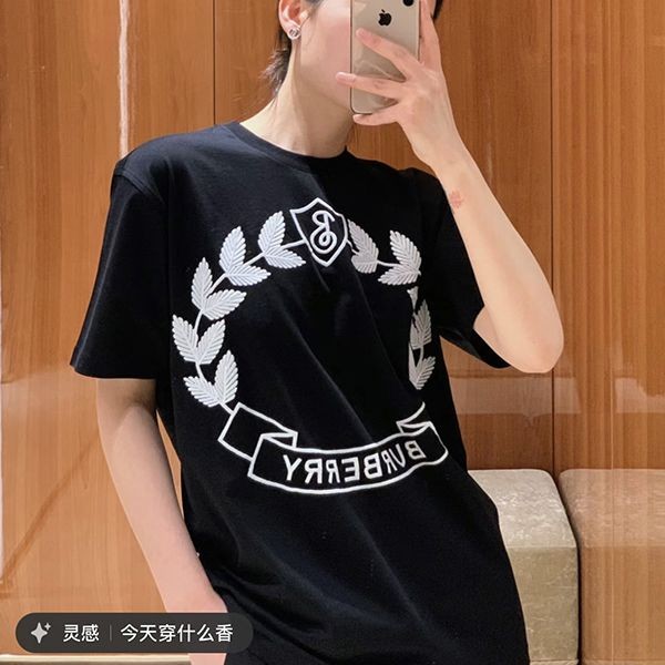 早い者勝ち♡バーバリー Tシャツ 偽物 ブラック Baj45687