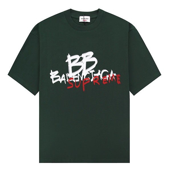 ☆超人気☆バレンシアガ シュプリーム BBロゴ Tシャツ コピー bak02045