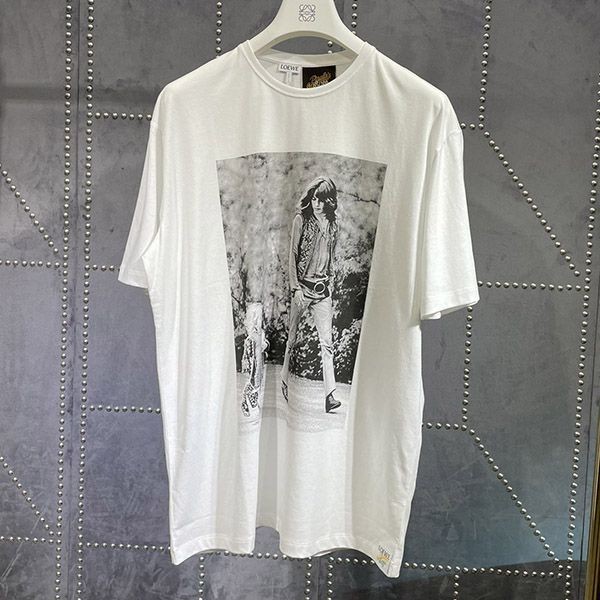 売上総額１位！ロエベ Paulas Ibiza クロップド Tシャツ コピー lod60479