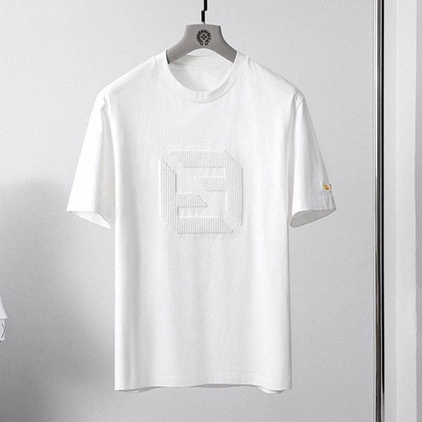 素敵な フェンディ FFコットン Tシャツ 偽物 fes89727