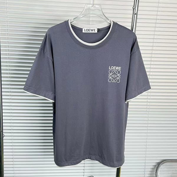 高品質ロエベ コットン アナグラム Tシャツ スーパーコピー lop44284