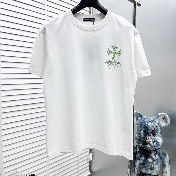 高品質♪♪♪クロムハーツ フローラルクロス Tシャツ スーパーコピー Kux97323