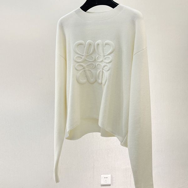 お洒落に♪ロエベ Short Anagram sweater ウールショートセーター コピー loz72532